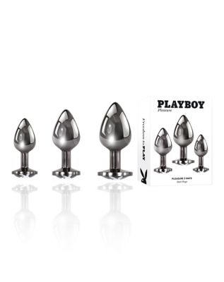 Playboy Pleasure Pleasure 3 Ways Butt Plugs