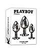 Playboy Pleasure Pleasure 3 Ways Butt Plugs - 3 Pack