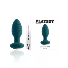 Playboy Pleasure Spinning Tail Teaser Butt Plug - 3.8 Inch at Spencer's