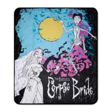 Corpse Bride Moth Blanket at Spencer's