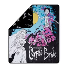 Corpse Bride Moth Blanket at Spencer's