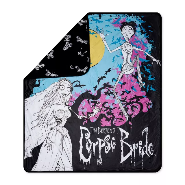 Corpse Bride Moth Blanket at Spencer's