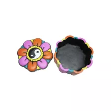 Floral Yin Yang Trinket Box at Spencer's
