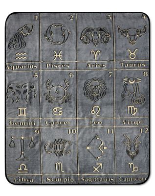 Glow in the Dark Horoscope Fleece Blanket