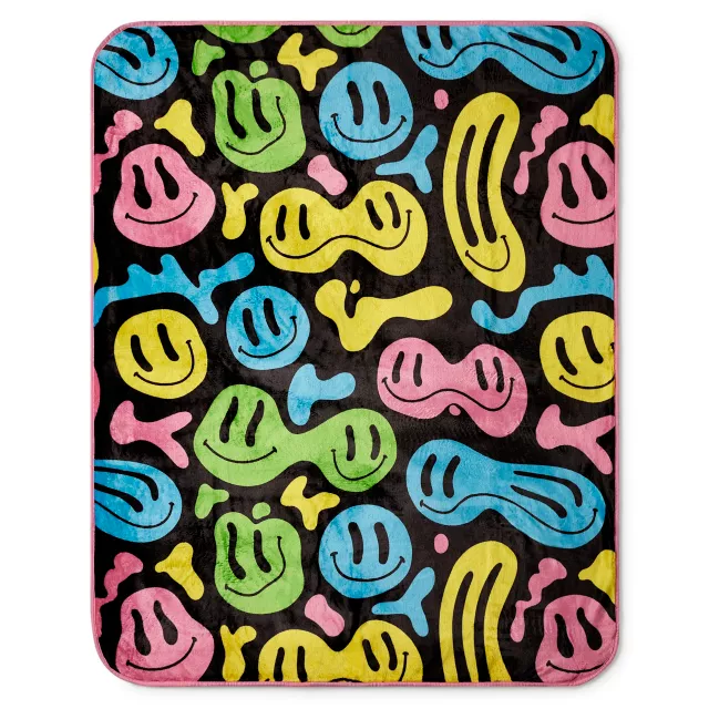 Melty Smile Fleece Blanket at Spencer's