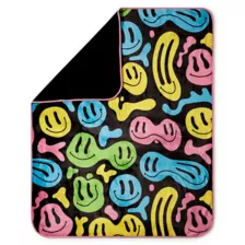 Melty Smile Fleece Blanket at Spencer's