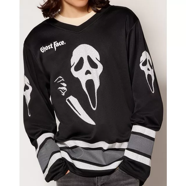 Ghost Face Hockey Jersey at Spencer's