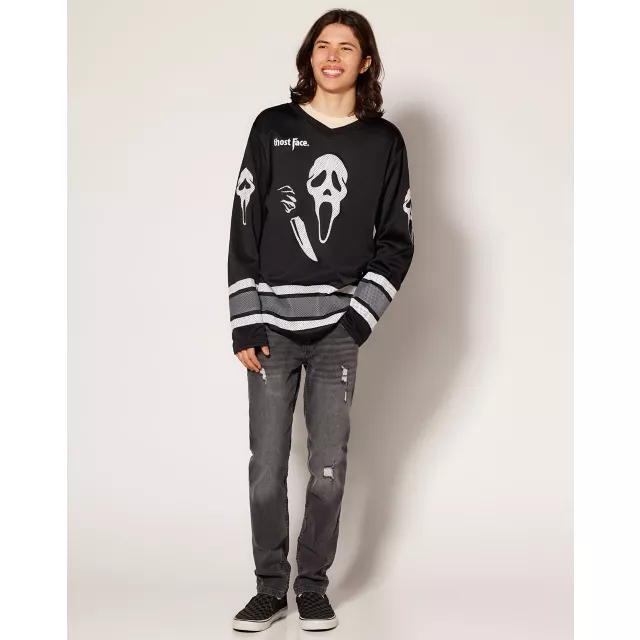 Ghost Face Hockey Jersey at Spencer's