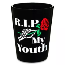 R.I.P. My Youth Shot Glass - 2 oz. at Spencer's