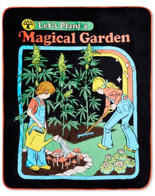 Magic Garden Fleece Blanket - Steven Rhodes