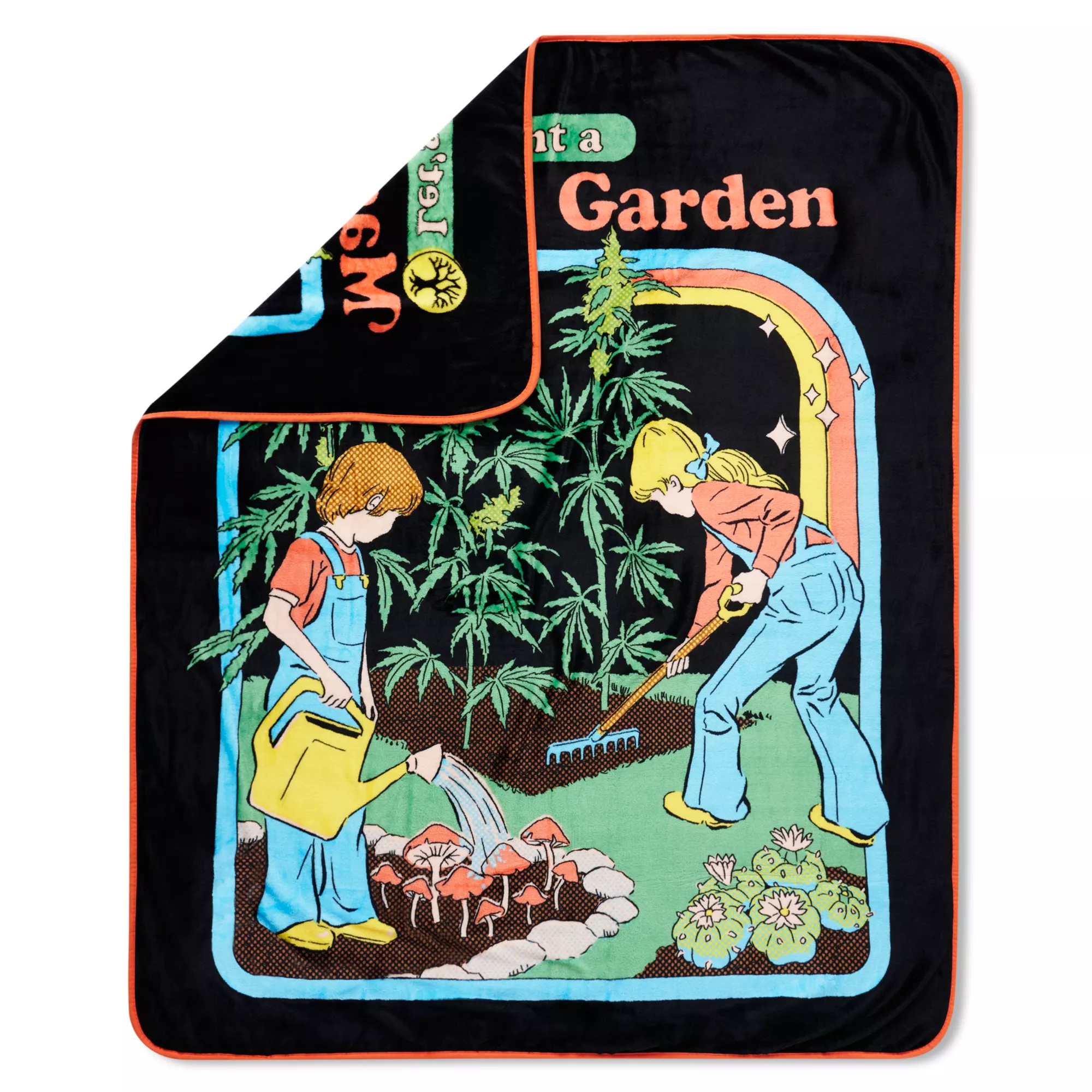Magic Garden Fleece Blanket - Steven Rhodes