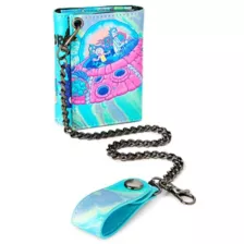 Psychedelic Rick and Morty Chain Wallet at Spencer's