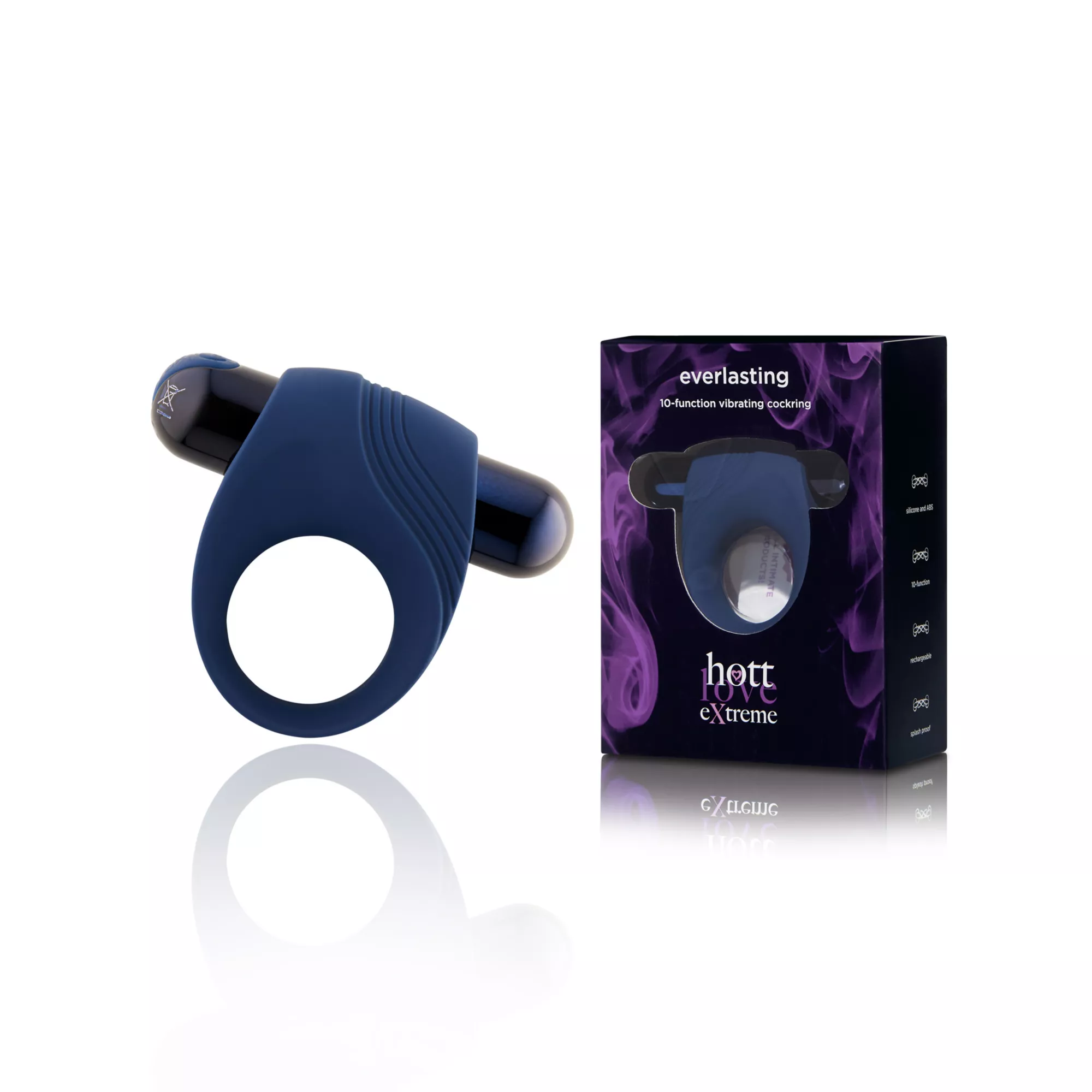 Everlasting 10-Function Vibrating Cock Ring - Hott Love Extreme