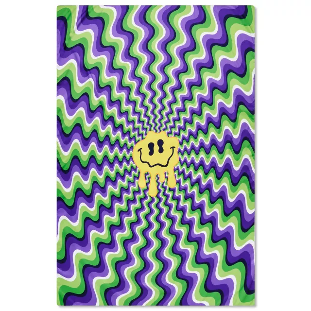 Trippy Smiley Face Tapestry Spencer s