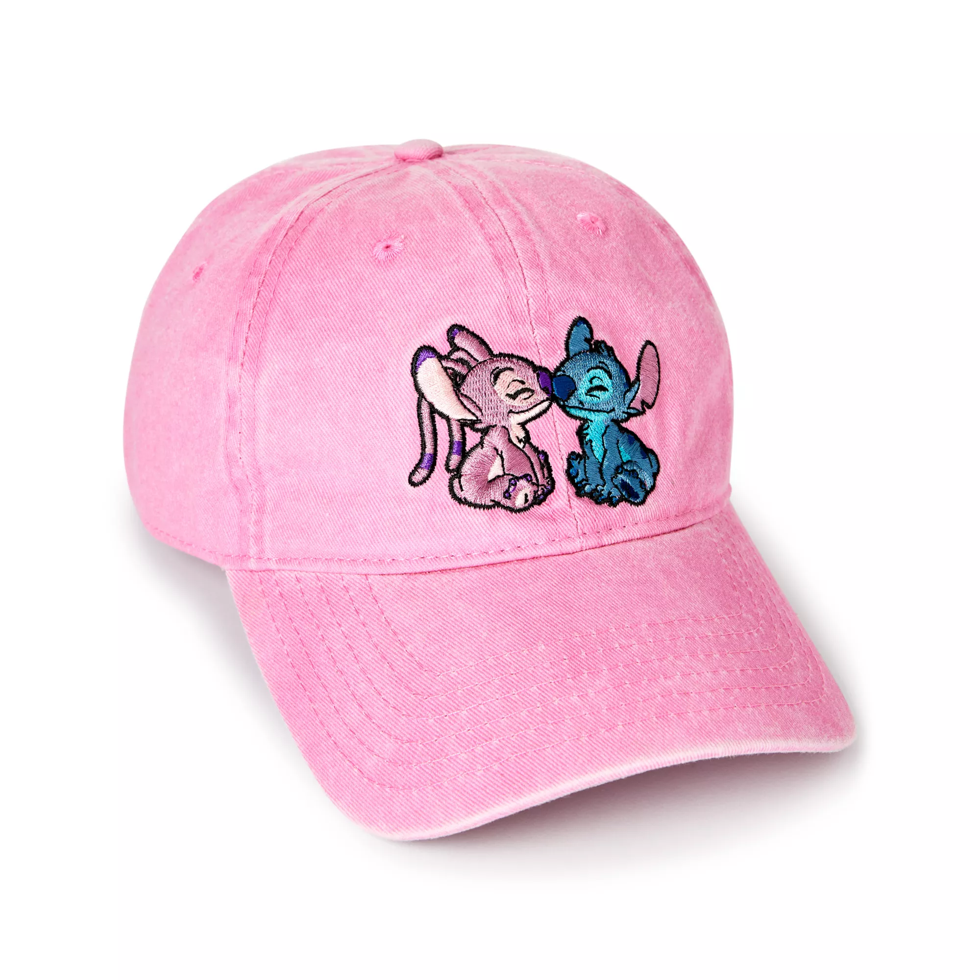 Pink Stitch and Angel Dad Hat - Lilo & Stitch at Spencer's