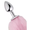 Pink Ombre Fox Tail Metal Butt Plug - 18.5 Inch at Spencer's