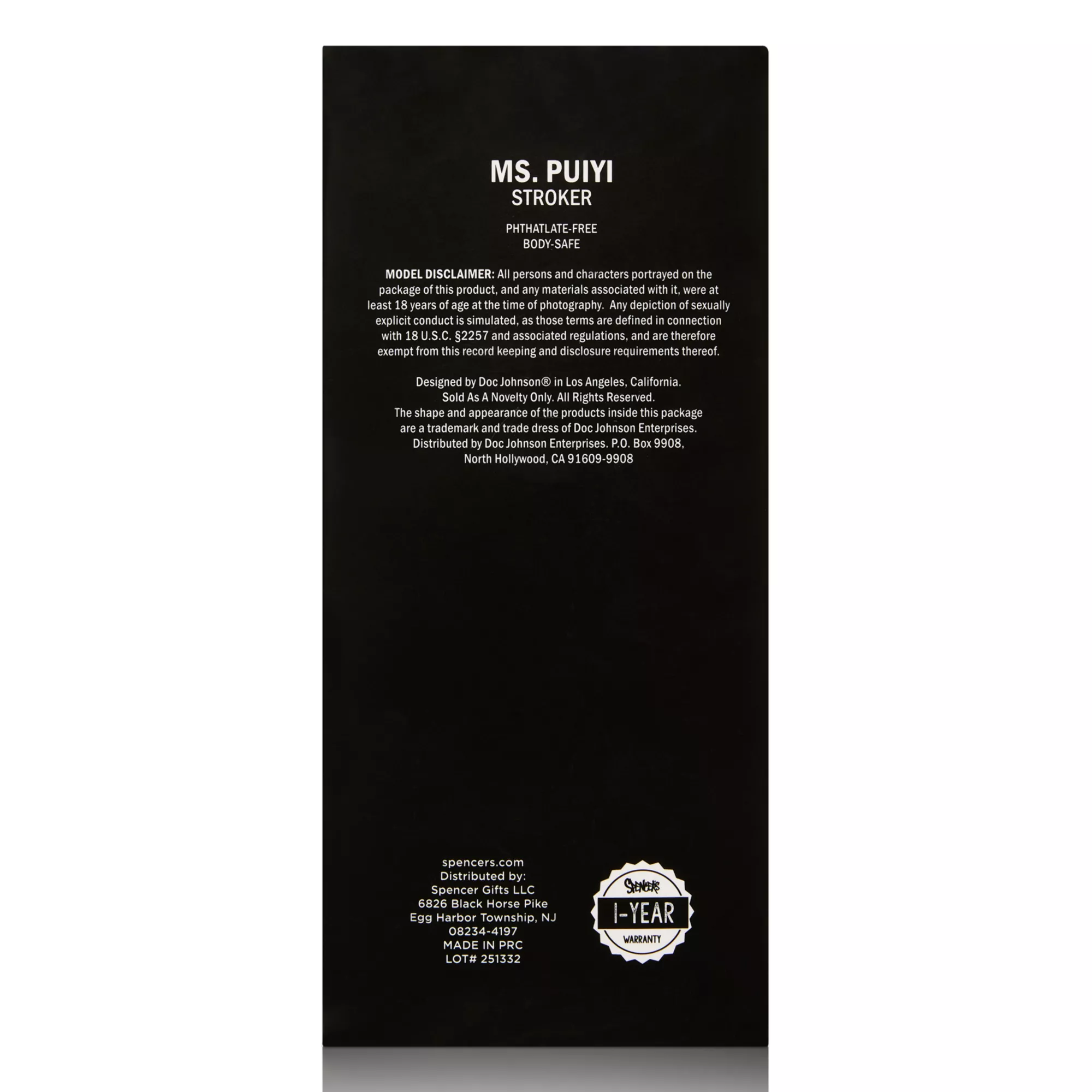 Ms. Puiyi Pussy Stroker - Arouz'd at Spencer's