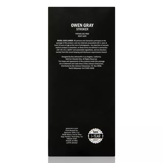 Owen Gray Porn Star Ass Stroker - Arouz'd at Spencer's