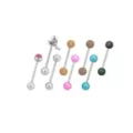 Multi-Pack Cum Here Heart and Multi-Color Barbells 8 Pack - 14 Gauge at Spencer's