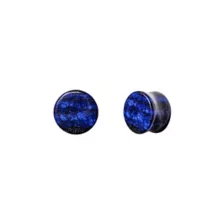 Blue Natural Stone Plugs at Spencer's