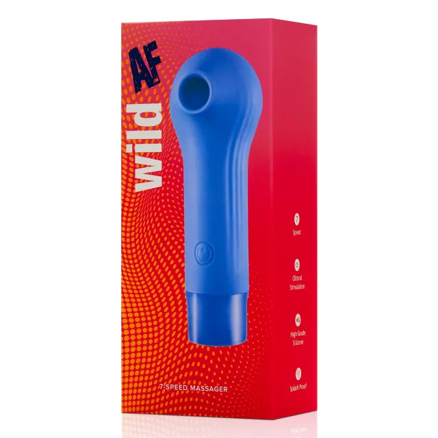 Wild AF 7-Speed Waterproof Suction Massager - 3.25 Inch - Spencer's