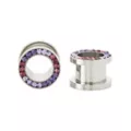 CZ Purple Screw Fit Tunnels at Spencer's