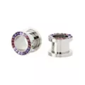 CZ Purple Screw Fit Tunnels at Spencer's