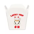 Lucky You Kitty Takeout Bowl with Chopsticks - 14 oz. at Spencer's