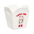 Lucky You Kitty Takeout Bowl with Chopsticks - 14 oz. at Spencer's
