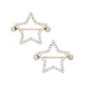 CZ Titanium Aurora Borealis-Effect Star Nipple Shields - 14 Gauge at Spencer's