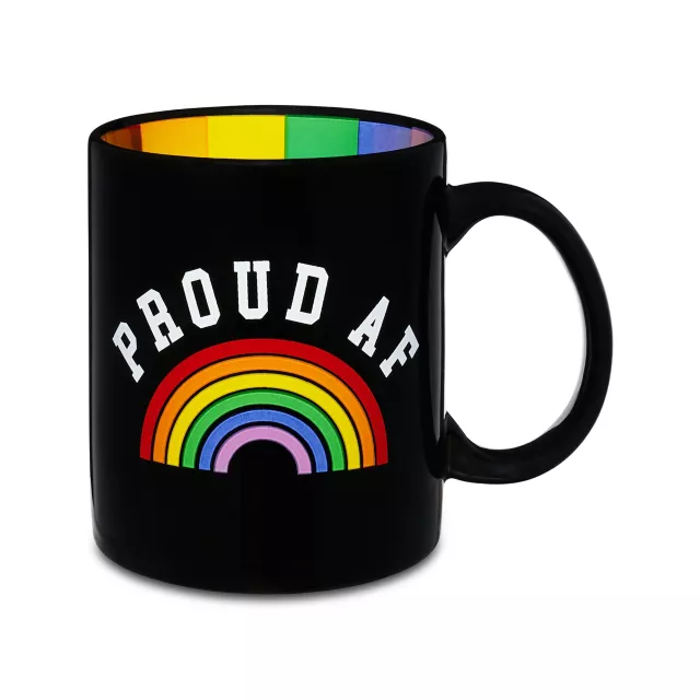 Proud AF Rainbow Coffee Mug - 20 oz. at Spencer's