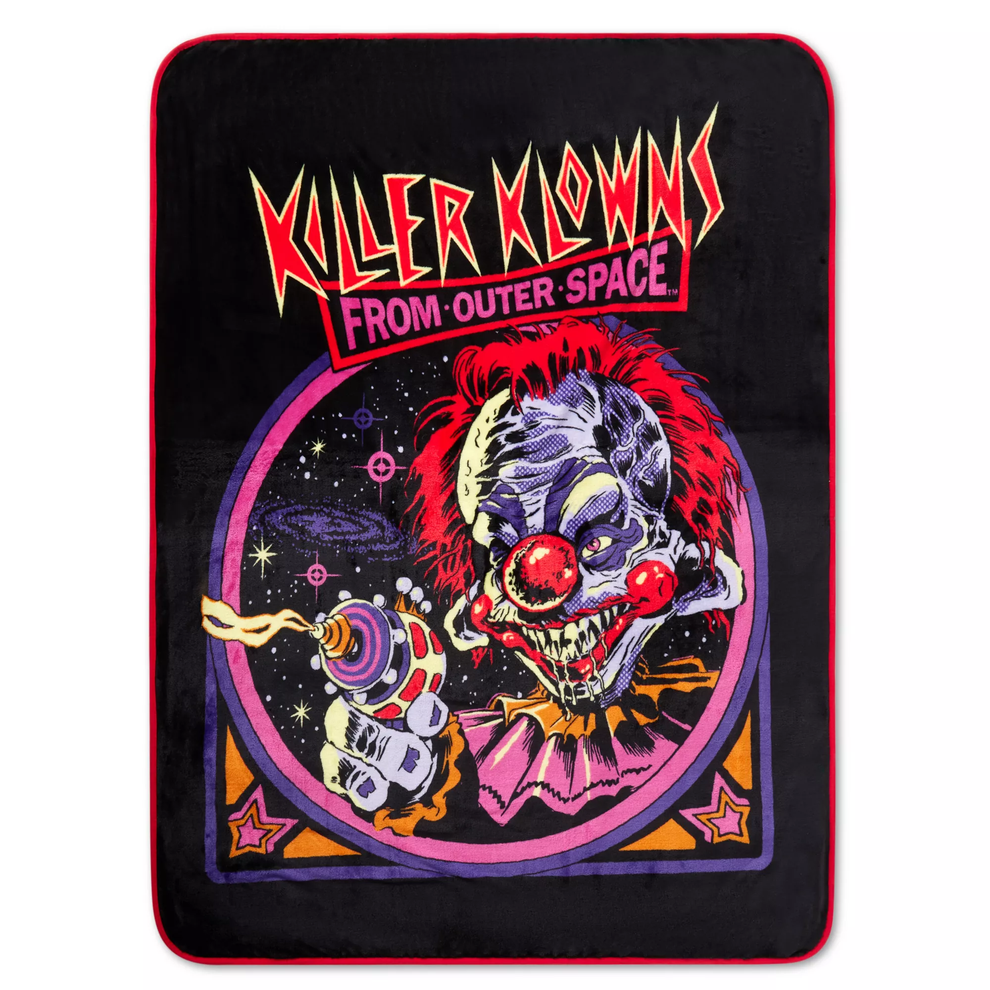 Killer Klowns from Outer Space Retro Reversible Fleece Blanket at Spencer's