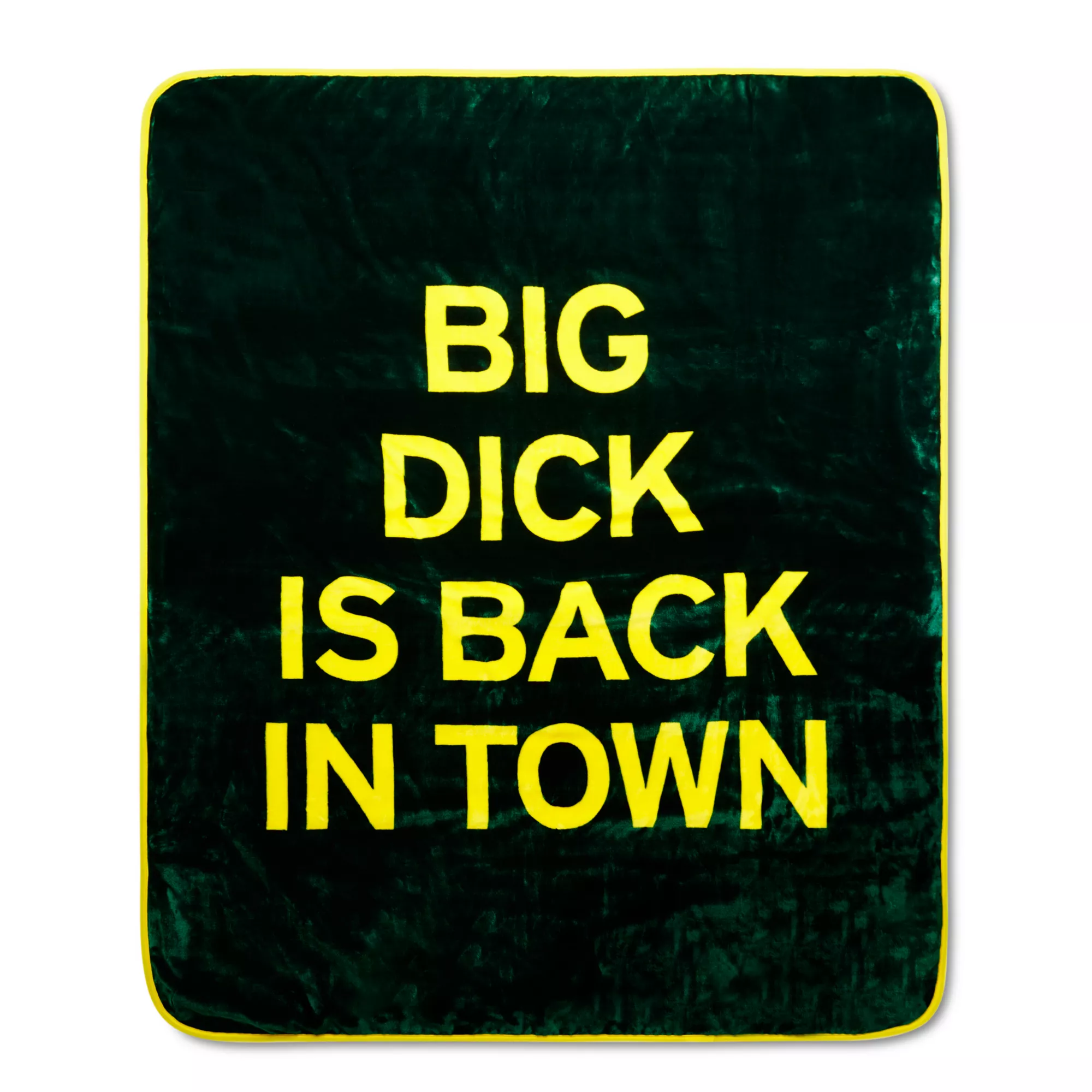 Big Dick Is Back in Town Reversible Fleece Blanket - Danny Duncan at Spencer's