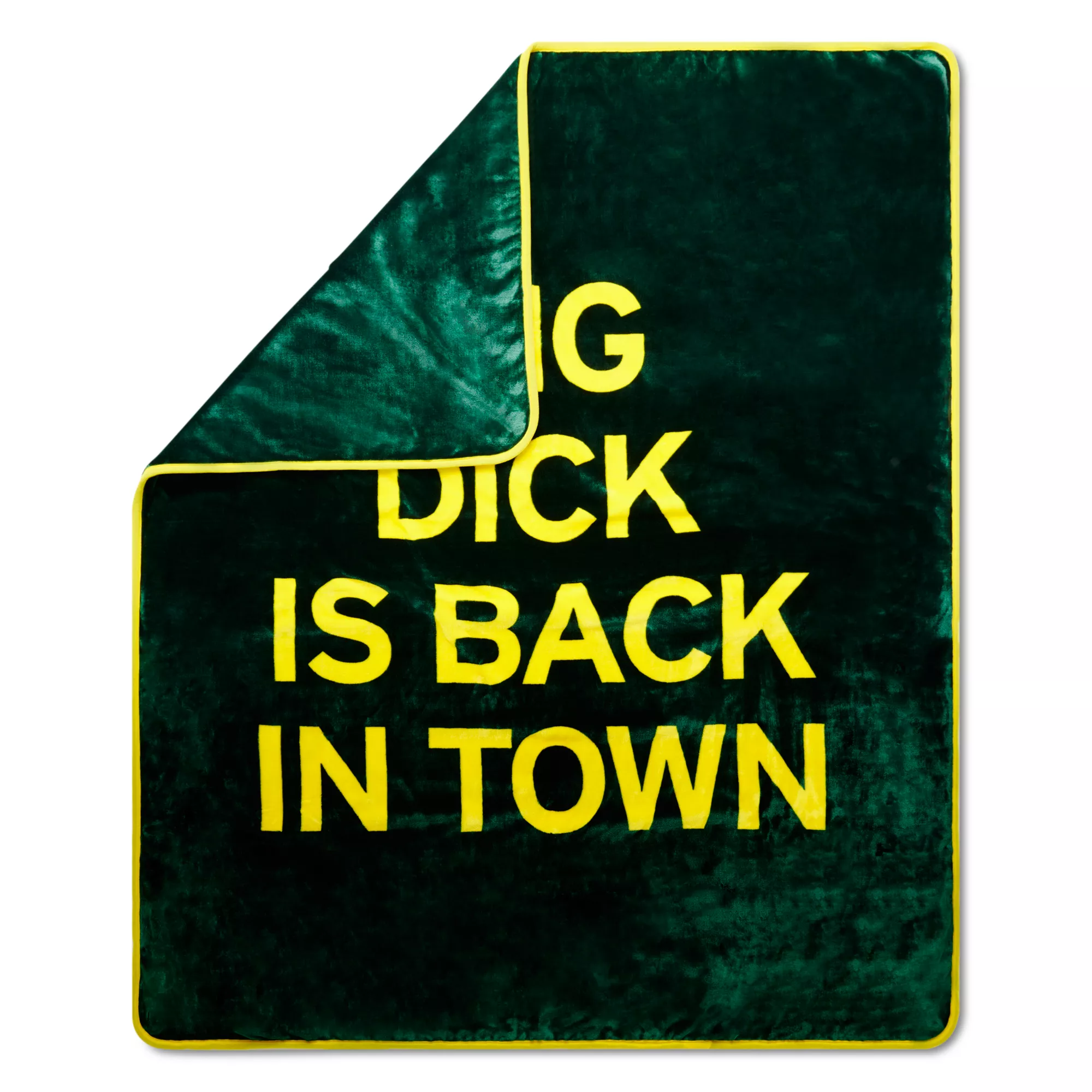 Big Dick Is Back in Town Reversible Fleece Blanket - Danny Duncan at Spencer's