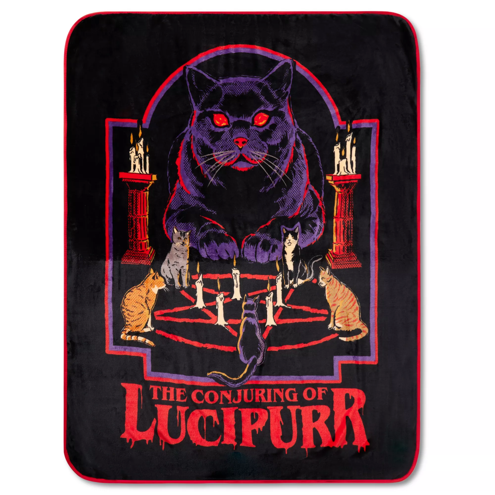 The Conjuring of Lucipurr Fleece Blanket - Steven Rhodes