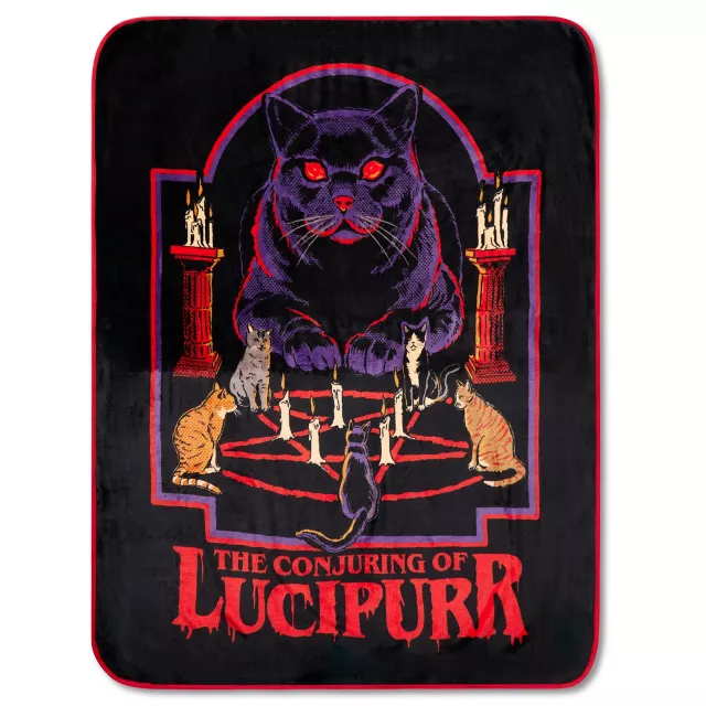 The Conjuring of Lucipurr Fleece Blanket - Steven Rhodes - Spencer's