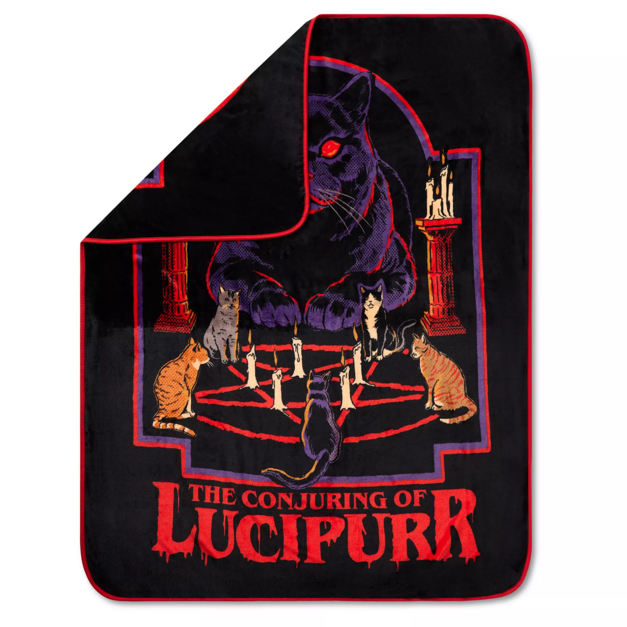 The Conjuring of Lucipurr Fleece Blanket - Steven Rhodes