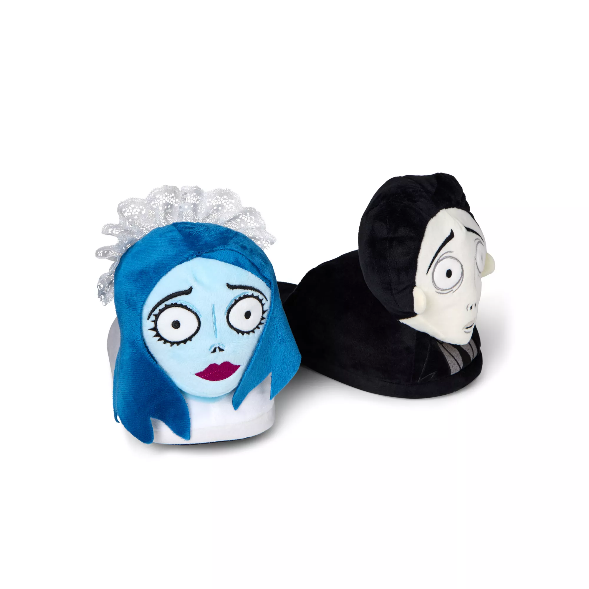 Victor and Emily Plush Slippers - Corpse Bride at Spencer's