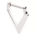 Silvertone Triangle Septum Ring at Spencer's
