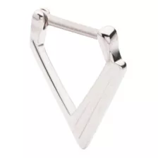 Silvertone Triangle Septum Ring at Spencer's