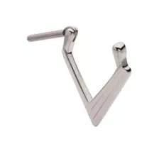 Silvertone Triangle Septum Ring at Spencer's