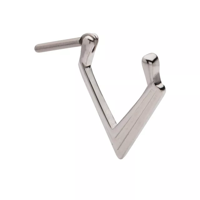 Silvertone Triangle Septum Ring at Spencer's