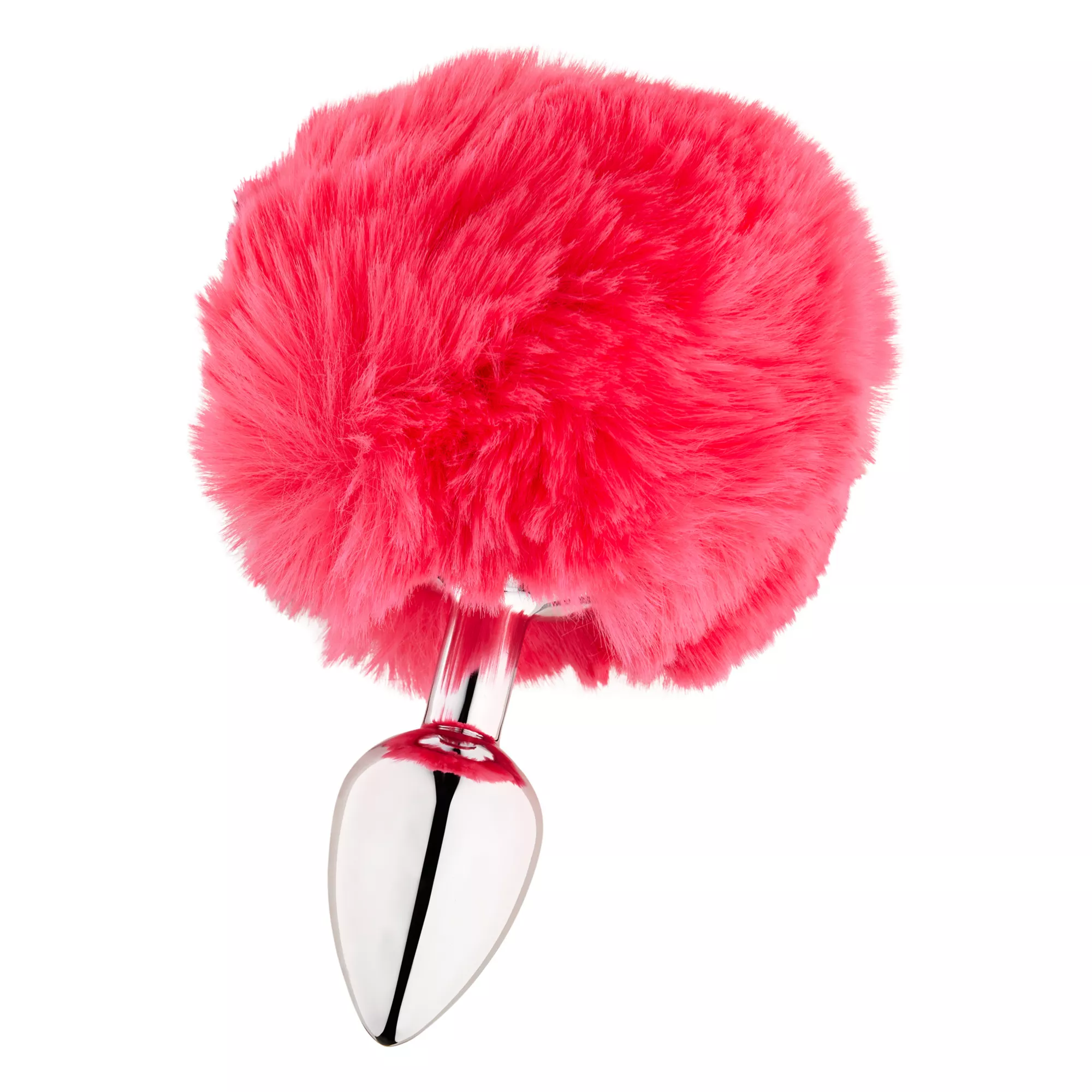 Bunny Tail Metal Butt Plug - 3 Inch