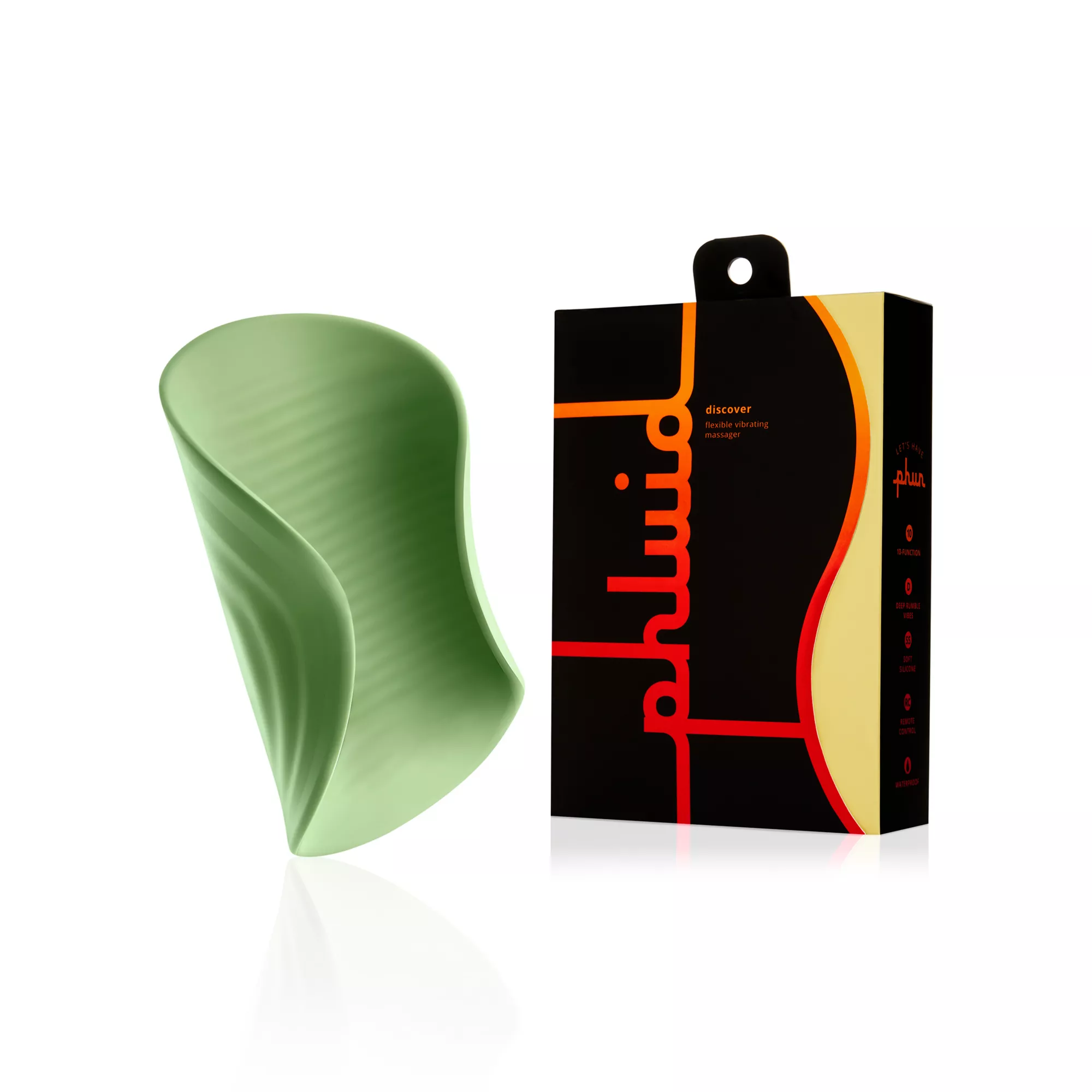 Discover 10-Function Flexible Rechargeable Waterproof Vibrating Massager 5 Inch – Phluid