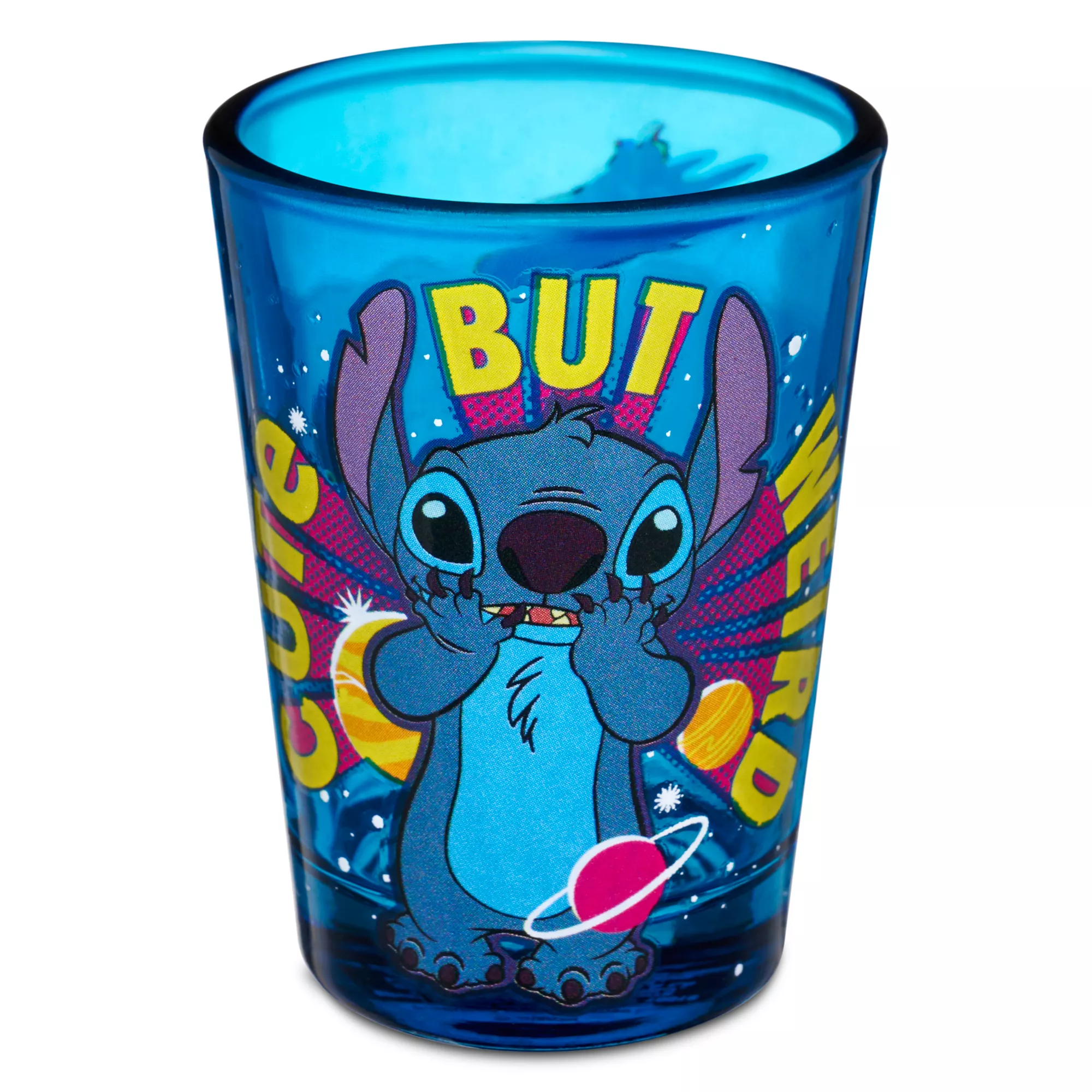 Stitch Cute But Weird Mini Glass 1.5 oz. - Lilo & Stitch at Spencer's