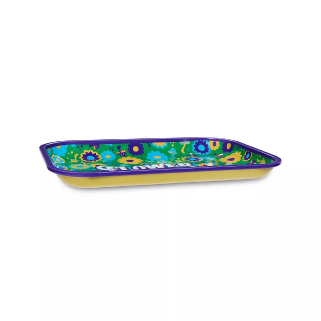 70s Flower Power Tray at Spencer's