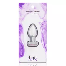 Sweet Heart Metal Butt Plug 3 Inch - Hott Love at Spencer's