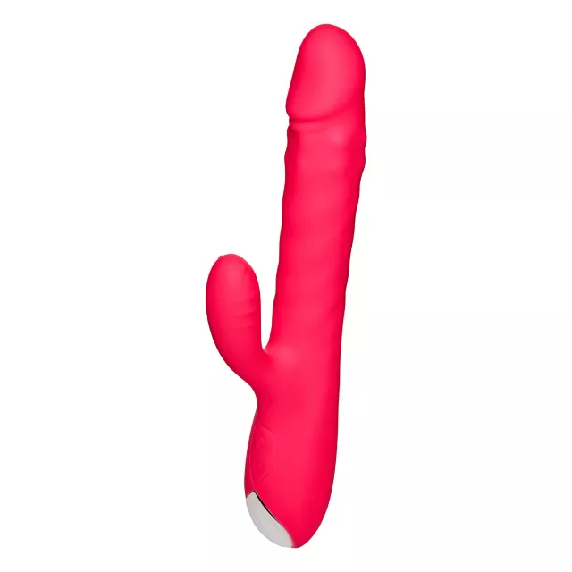 Over the Top 10-Function Thrusting Rabbit Vibrator 9.4 Inch - Hott Love Extreme