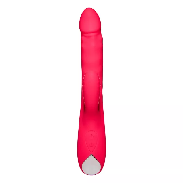Over the Top 10-Function Thrusting Rabbit Vibrator 9.4 Inch - Hott Love Extreme