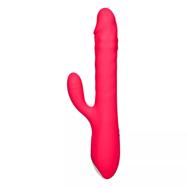 Over the Top 10-Function Thrusting Rabbit Vibrator 9.4 Inch - Hott Love Extreme at Spencer's